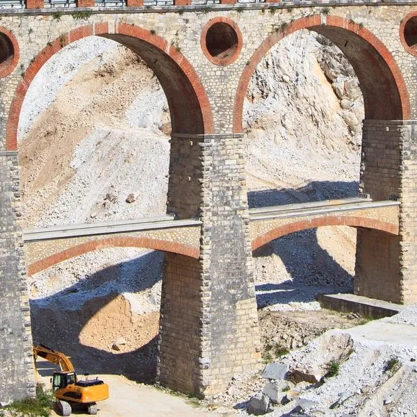 Marble blocks
